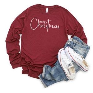 Merry Christmas Long Sleeve - Multiple Available